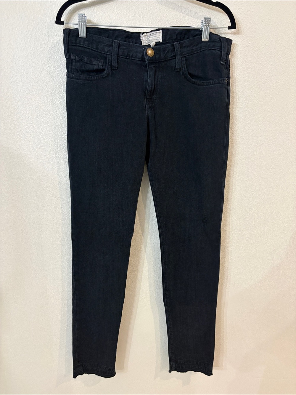 Current/Elliott Black Skinny Jeans Size 27